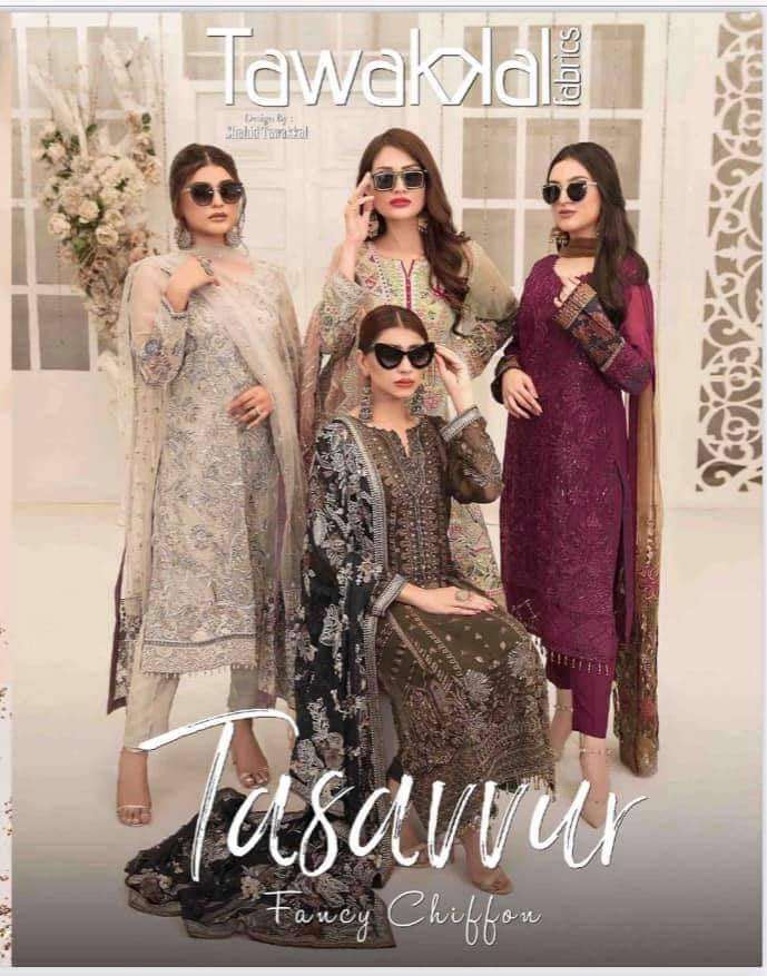 TASAVVUR Chiffon By TAWAKKAL 